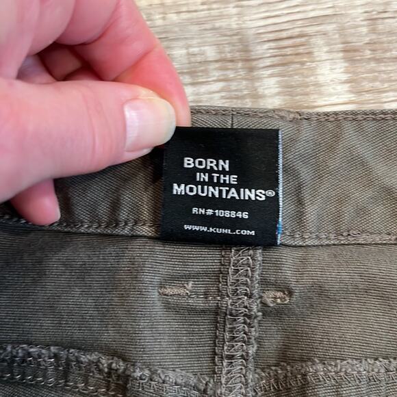 KUHL Green Outdoor Hiking Skinny Leg Pants Size 6 Short Inseam 27" - Picture 10 of 12